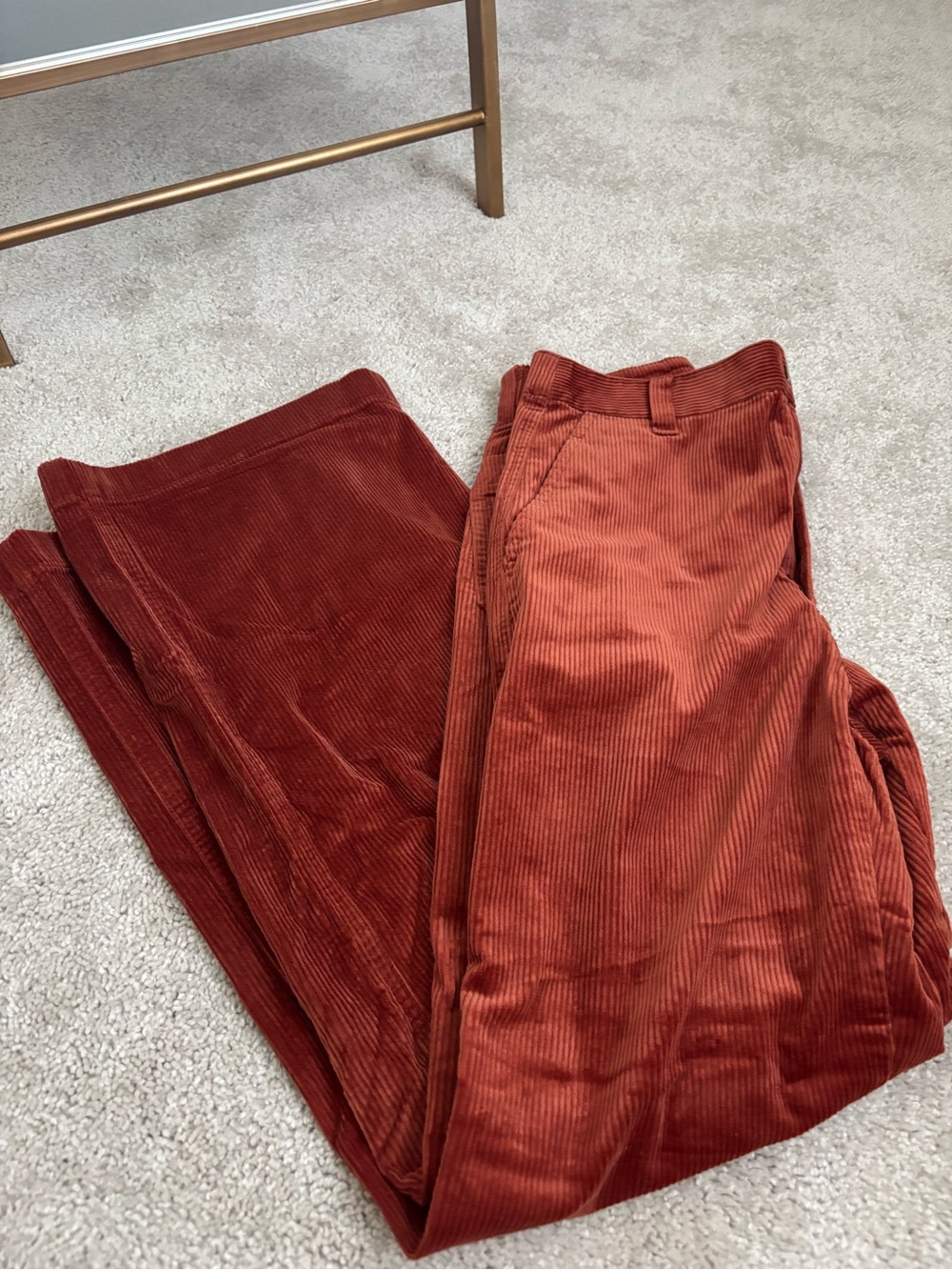 Burnt Orange corduroy pants